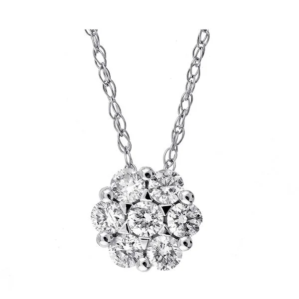 14Kt White Gold Diamond (1/4Ctw) Pendant