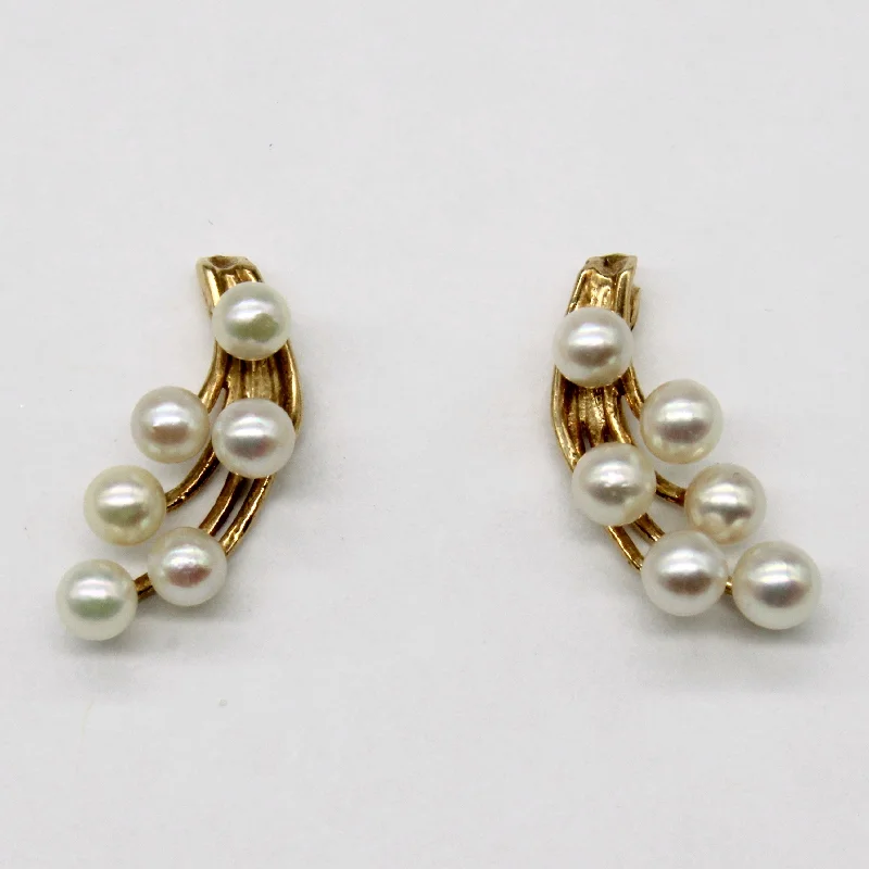 Accessorize For Less – Luxury Jewelry At Affordable Prices 14k Pearl Branch Earrings