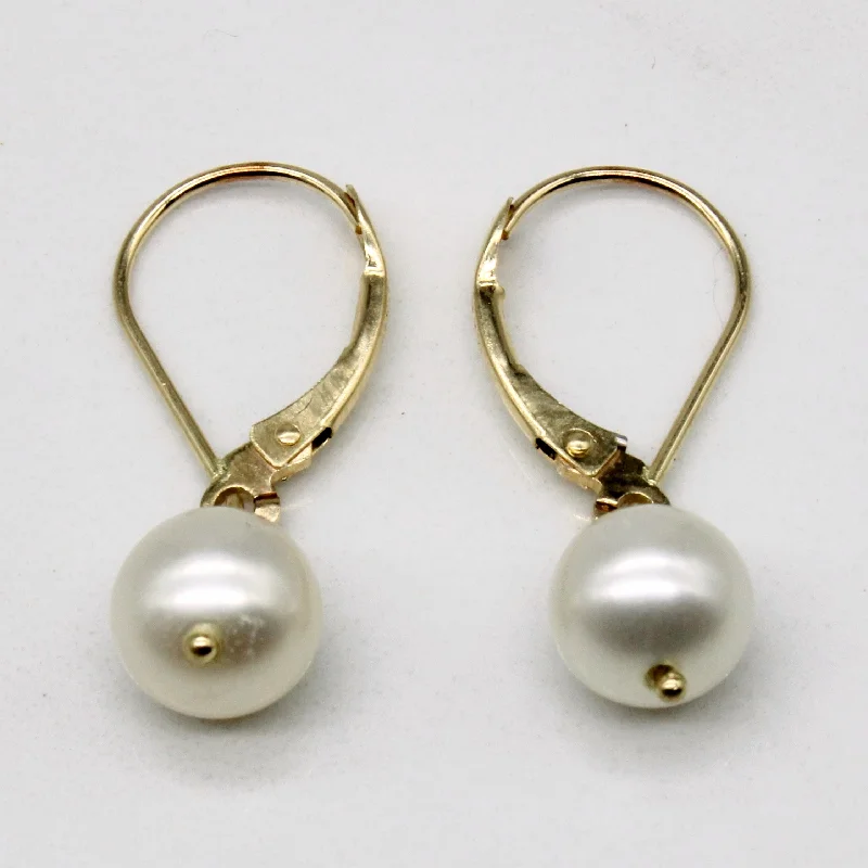 Must-Have Jewelry At Unbelievable Discounts Leverback Pearl Earrings