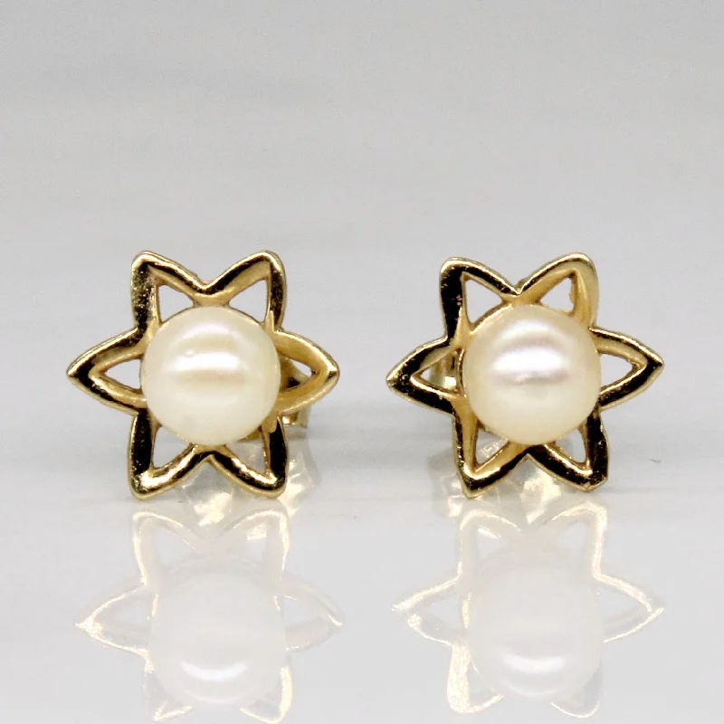 High-End Jewelry, Now More Affordable Than Ever Pearl Star Earrings