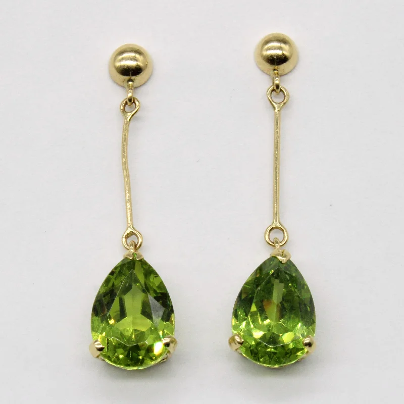 Personalized Jewelry Sale – Meaningful Gifts At Great Prices Peridot Drop Earrings | 4.20ctw |