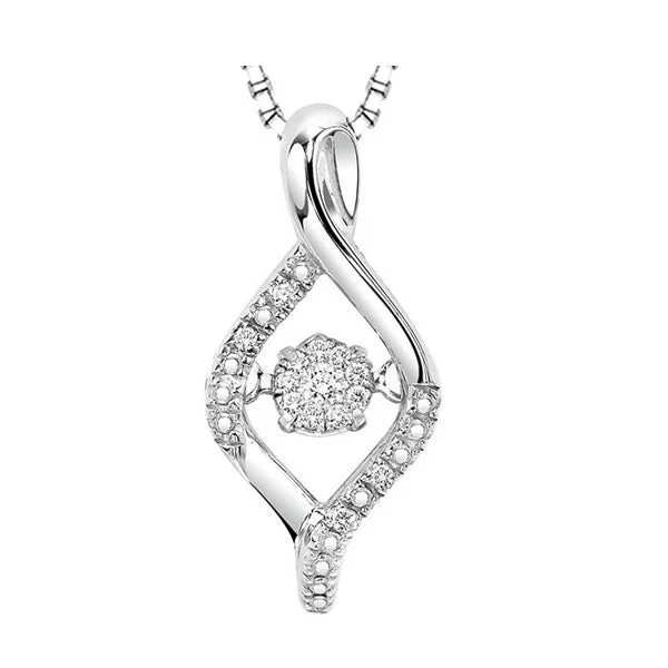 SILVER DIAMOND (1/20 CTW) PENDANT