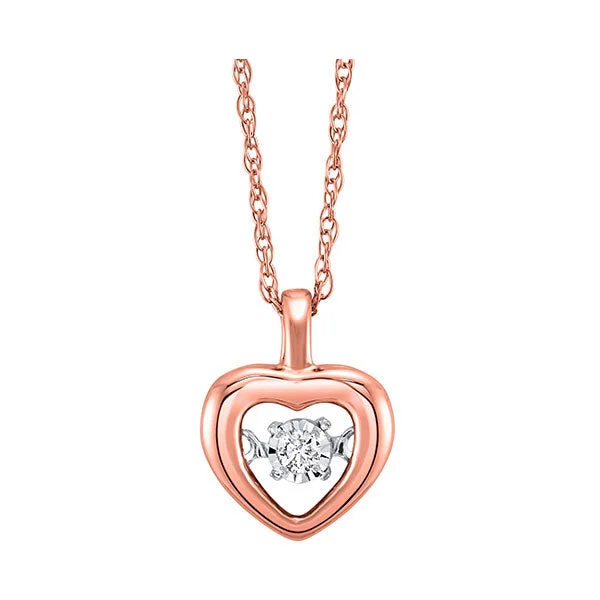 10K Gold Rhythm of Love Diamond pendant