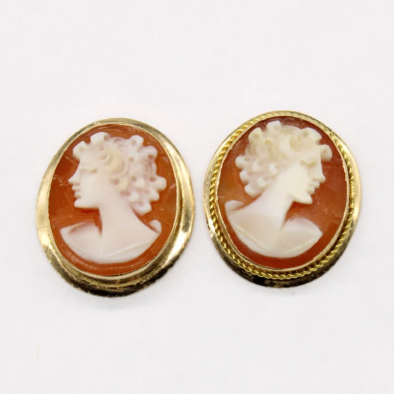 Limited-Time Jewelry Discounts – Shine Without The Splurge Shell Cameo Earrings | 2.20ctw |