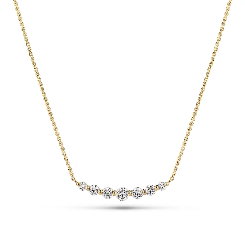 Tiara Grande 14K Gold Necklace w. Lab-Grown Diamonds