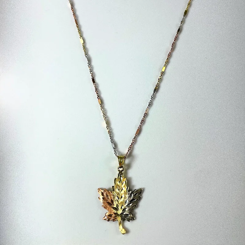 Grab Exquisite Jewelry At The Lowest Prices Maple Leaf Necklace | 17" |