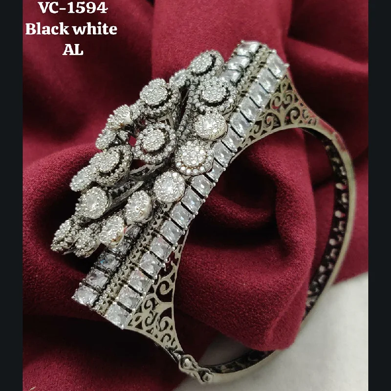 Elegant Jewelry, Exclusive Prices – Shop Now Vivah Creations Oxidised Plated AD Kada