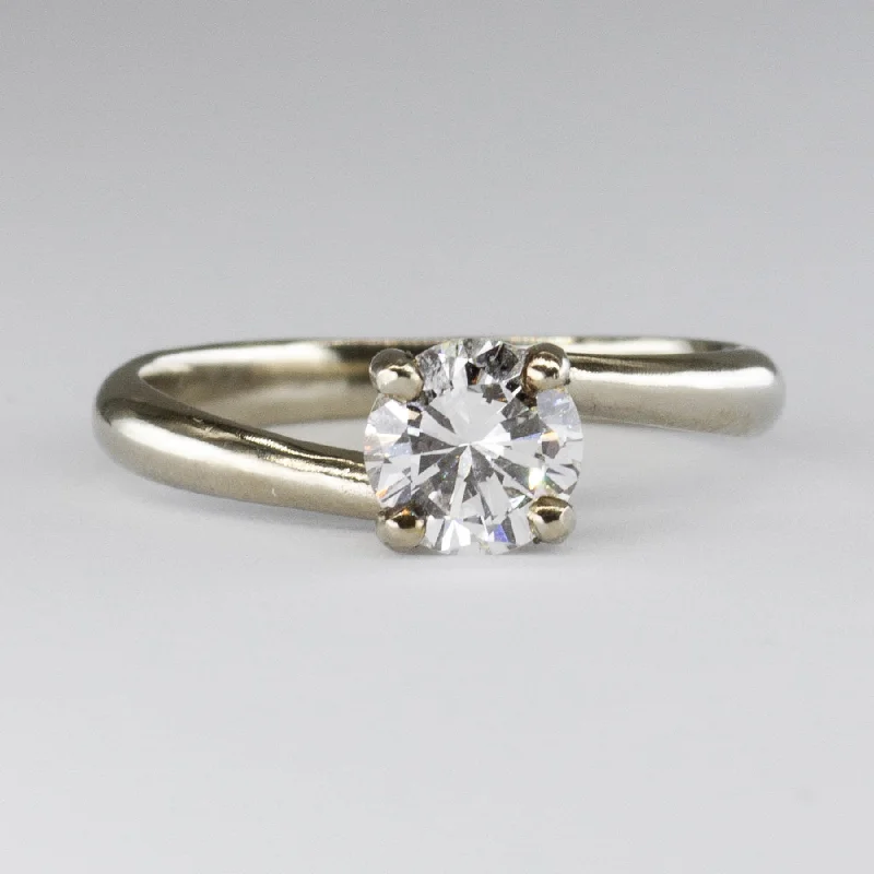 Exclusive Online Discounts On Stylish Jewelry '100 Ways' GIA Certified Diamond Solitaire 18K Ring | 0.71 ct VS1 E | SZ 5.5