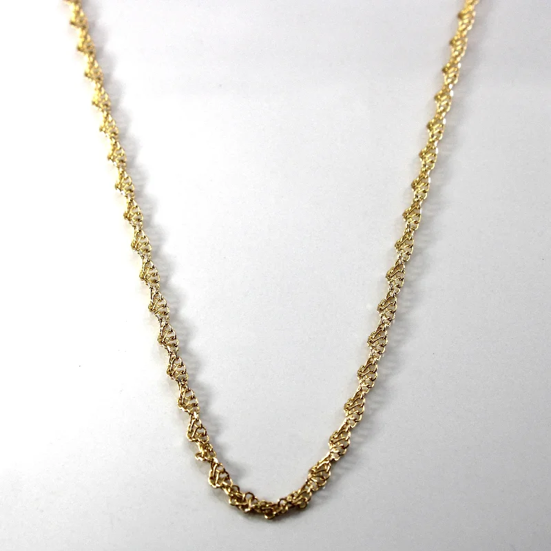 10k Yellow Gold Singapore Chain | 20"|