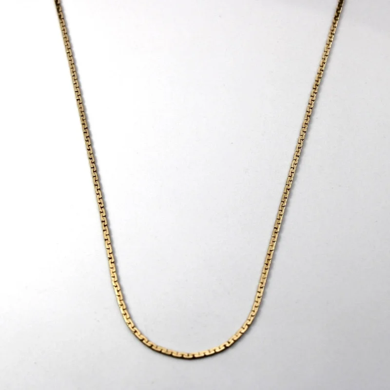 10k Yellow Gold C LinkChain | 16"|